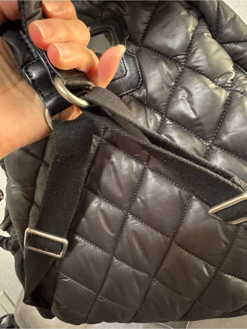 Juicy Couture quilted nylon